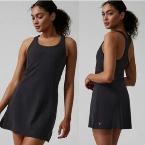Athleta On My Way Dress in Black Size XS NWT New